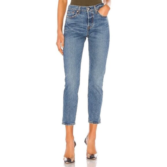 Levi's Wedgie Jeans Blue Womens Size 25 - Picture 1 of 11